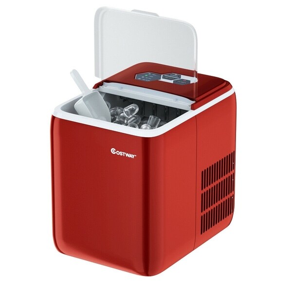 44 lbs Portable Countertop Ice Maker Machine with Scoop - 14.5