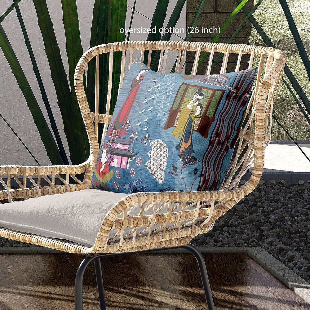 Amrita Sen Empress Hall Indoor Outdoor Pillow