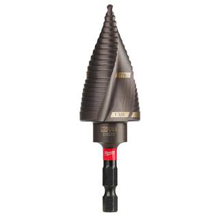 MW SHOCKWAVE 78 in. - 1-18 in. #9 Impact-Rated Titanium Step Drill Bit (2-Steps) 48-89-9249