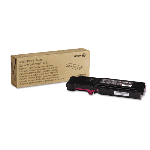 Xerox 106R02226 High-Yield Toner， 6，000 Page-Yield， Magenta