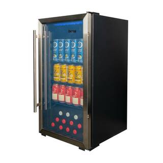 Danby Designer 17.5 in. Wide 117-Can Free-Standing Beverage Cooler DBC117A2BSSDD-6