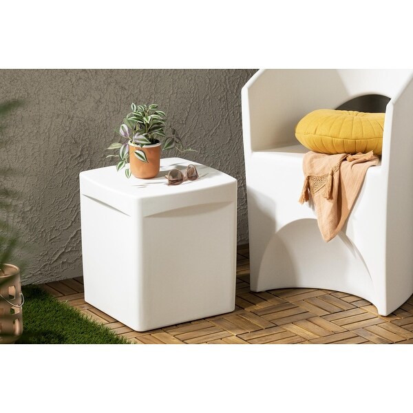 South Shore Dalya Square Outdoor Side Table