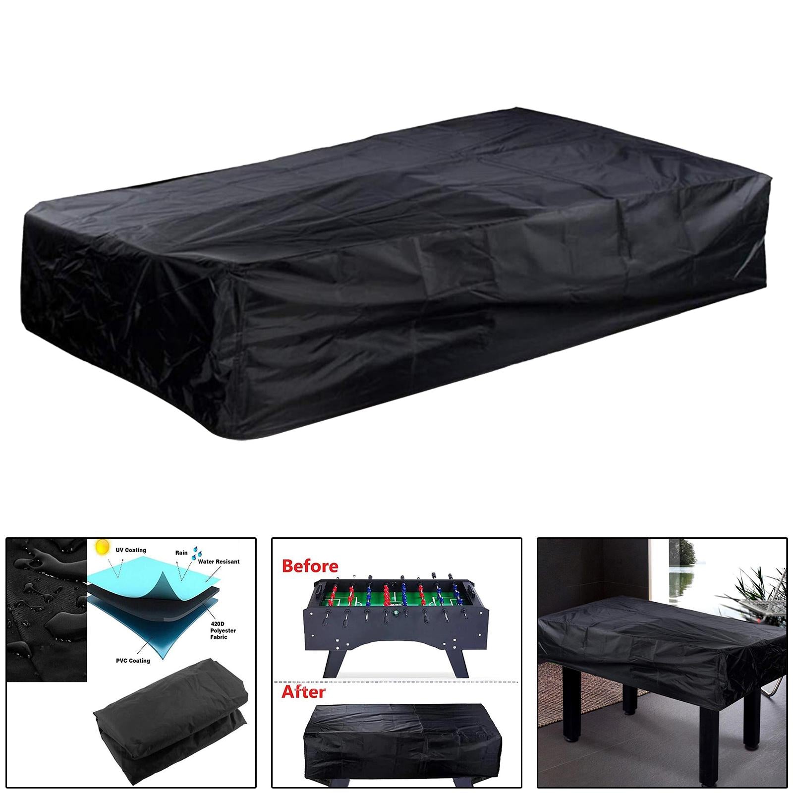 Foosball Table Cover Indoor Waterproof for Foosball Table, Heavy Duty Table Cover for Game Room