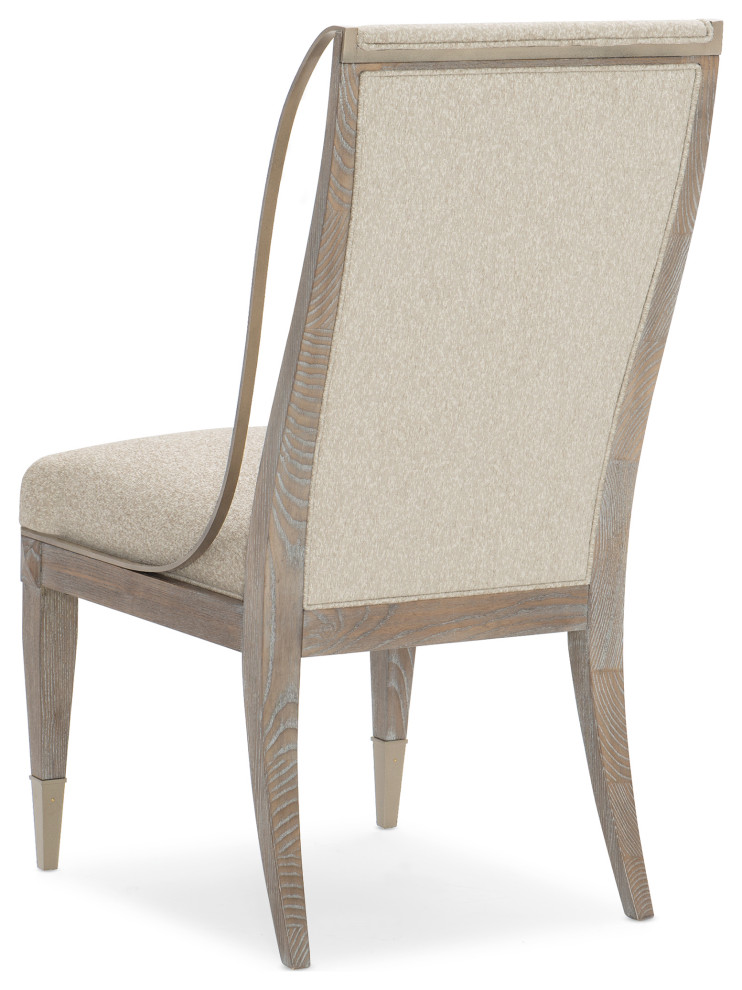 Open Arms Side Chair   Transitional   Dining Chairs   by Caracole  Houzz