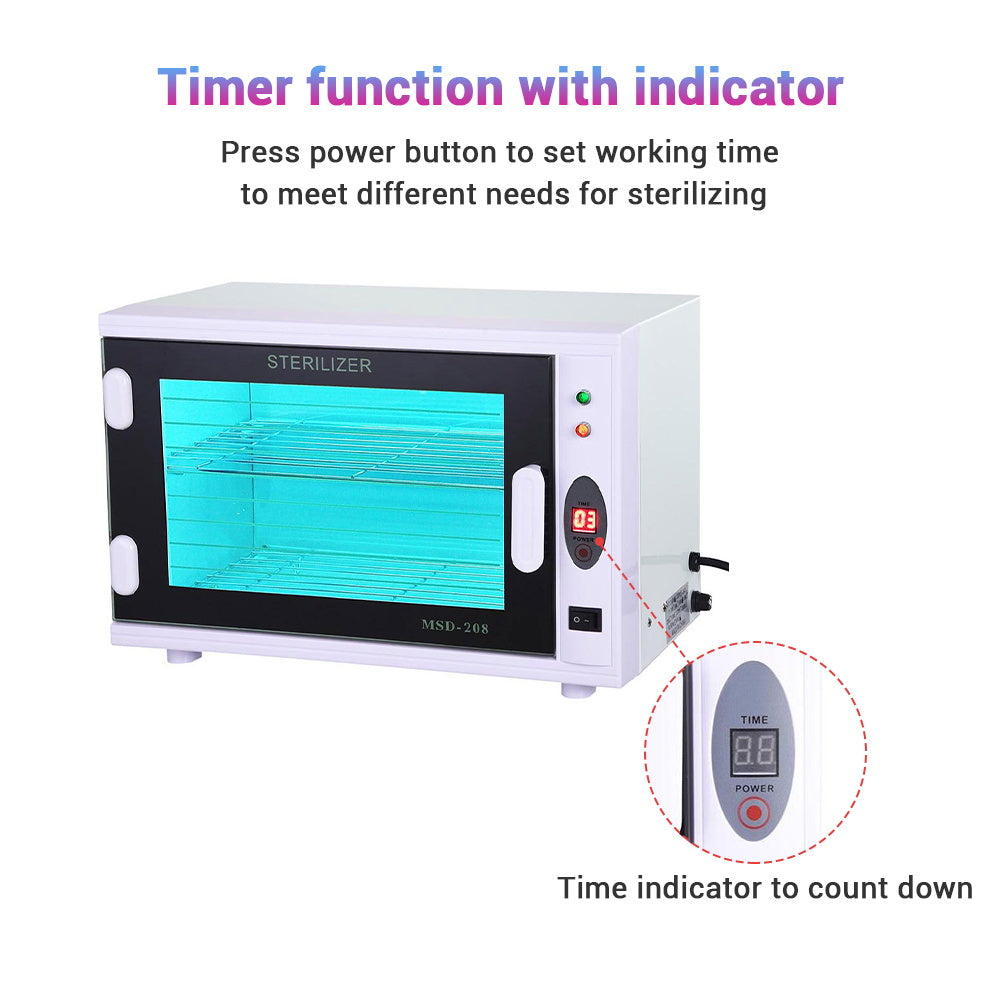 Yescom 8L Electric UV Sterilizer Cabinet Salon Tool Sterilizing