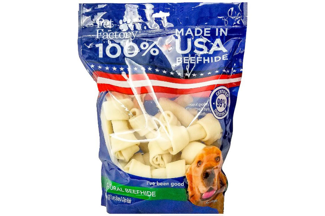 Pet Factory 100% American Beefhide， Small Dog Assortment