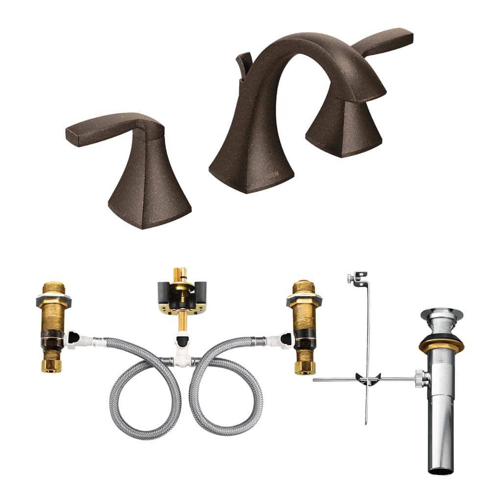 MOEN Voss 8 in Widespread 2Handle HighArc Bathroom Faucet Trim Kit in Oil Rubbed Bronze