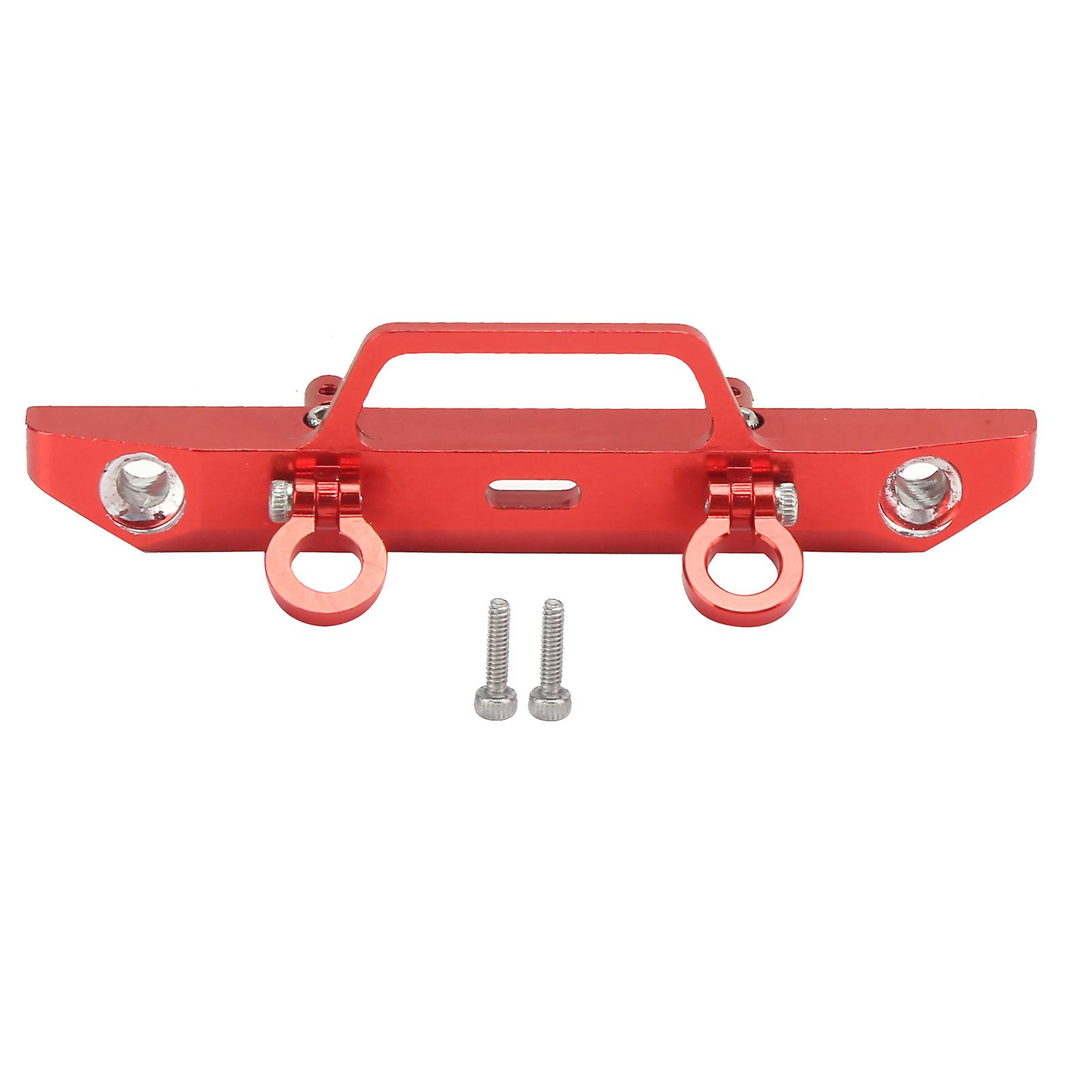 1/24 Rc Aluminum Alloy Metal Front Bumper Bumper Accessories For Axial Scx24 90081red