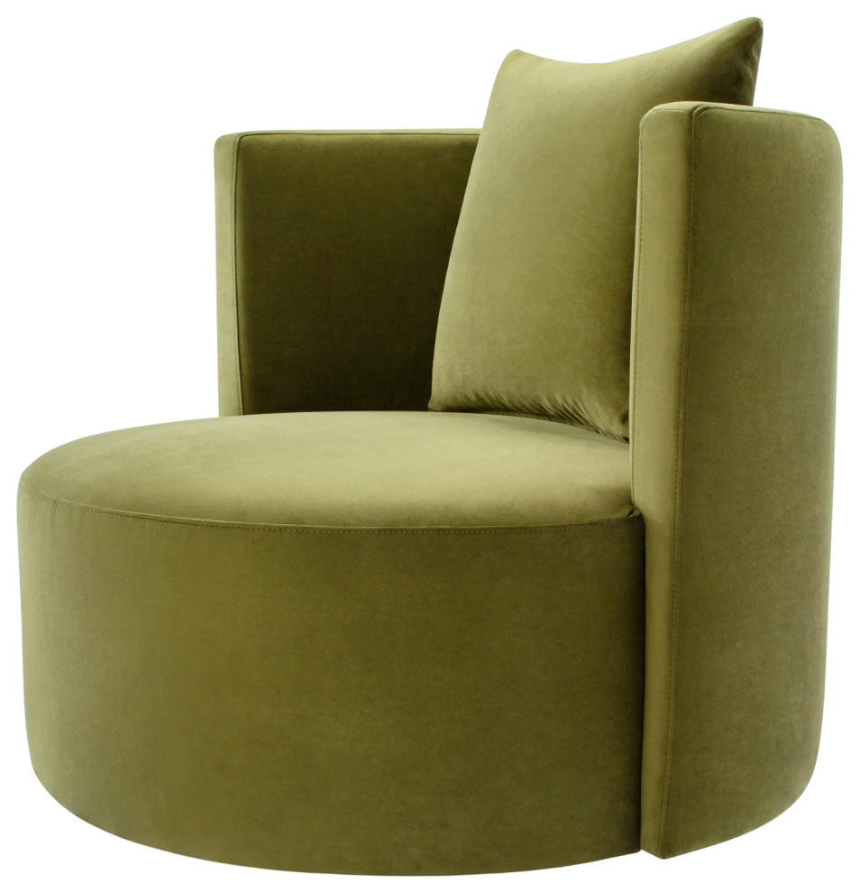 Lorient 29 quotH x 34 quotW x 35 quotD Swivel Chair   Armchairs And Accent Chairs   by Surya  Houzz