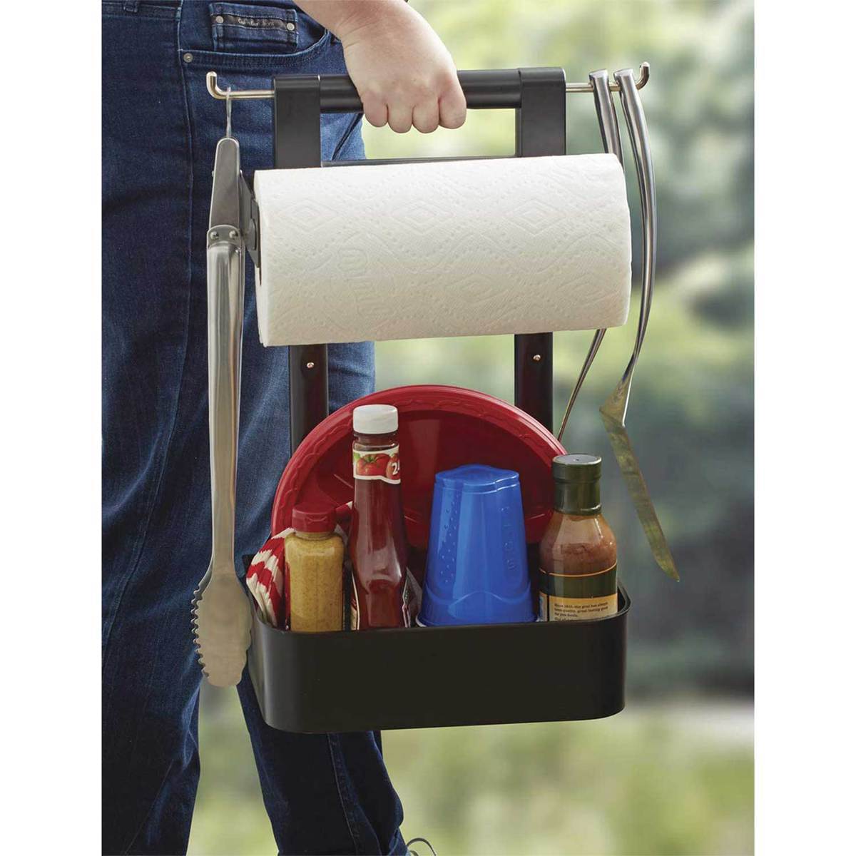 Mr. BarBQ Barbecue Serving Caddy