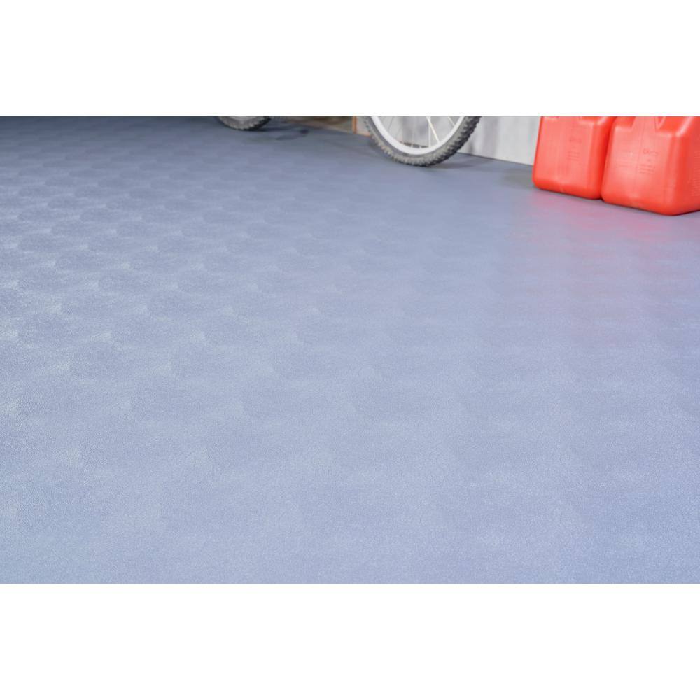 G-Floor Levant 5 ft. W x 10 ft. L Slate Grey Vinyl Universal Flooring GF55LV510SG