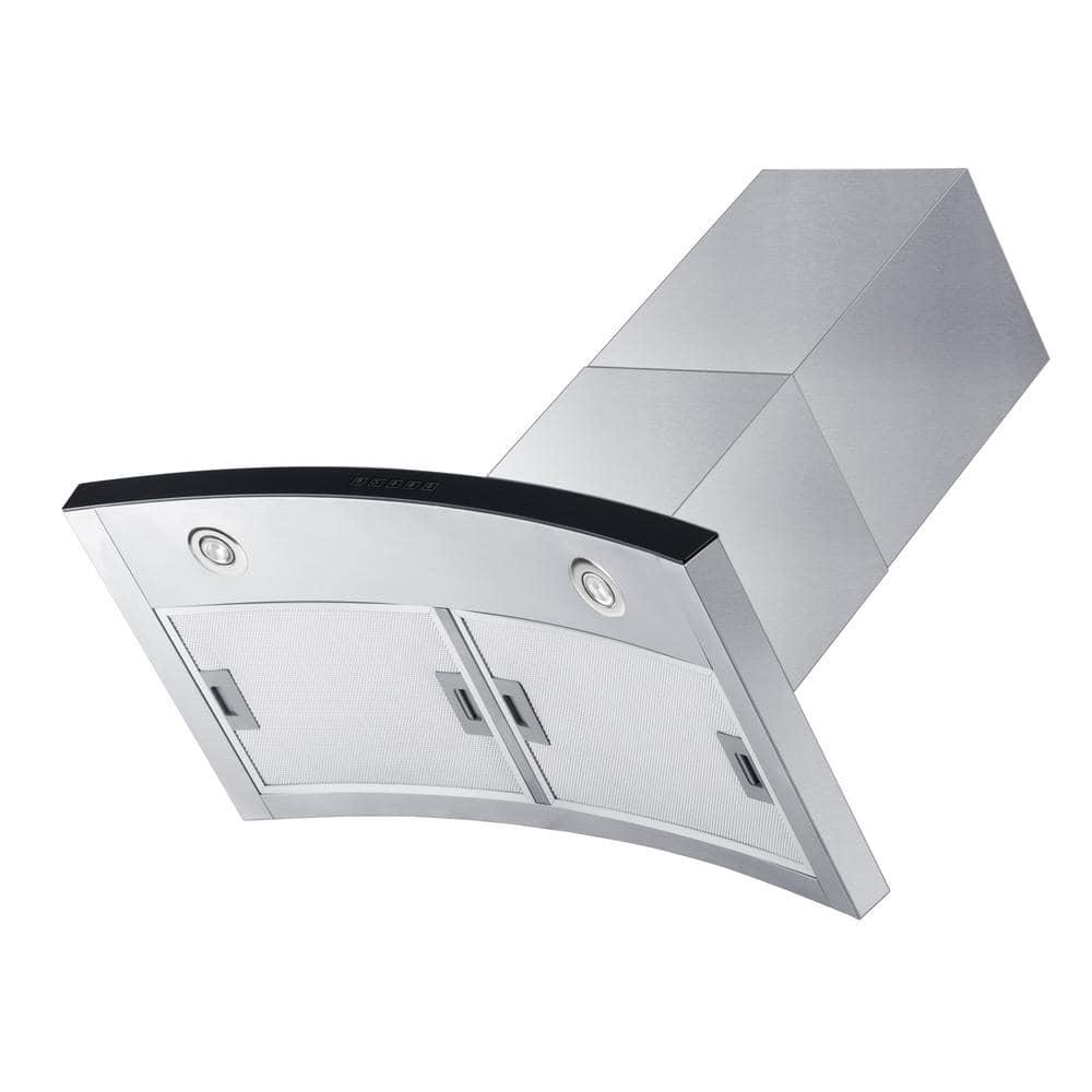 ZLINE Kitchen and Bath 36  Wall Mount Range Hood with Light in Stainless Steel