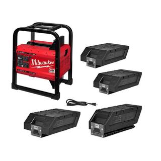 MW MX FUEL 3600-Watt1800-Watt Push Start Portable Battery Powered Generator with 3 XC Batteries and 1 Compact Battery MXF002-2XC-MXFCP203-MXFXC406