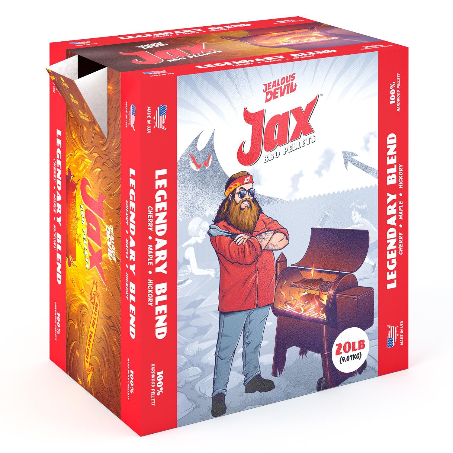 Jealous Devil Jax Hardwood BBQ Pellets