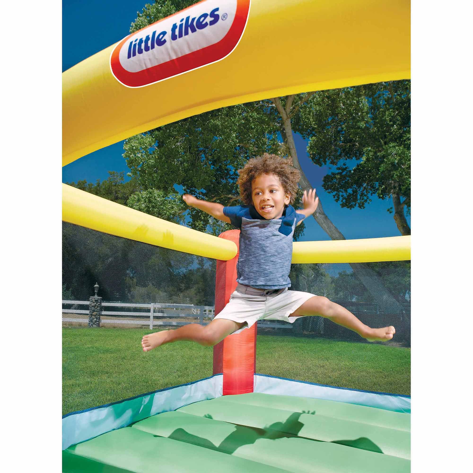 Little Tikes Jr. Jump 'n Slide Bouncer - Inflatable Jumper Bounce House