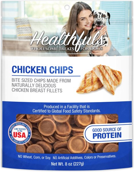 RUFFIN' IT Healthfuls Chicken Chips Jerky Dog Treats