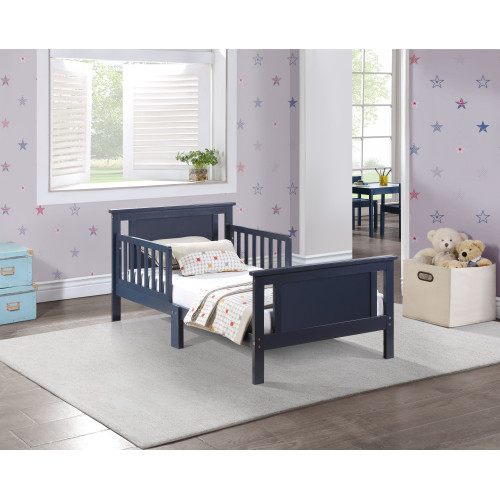 Connelly Reversible Panel Toddler Bed Midnight Blu...