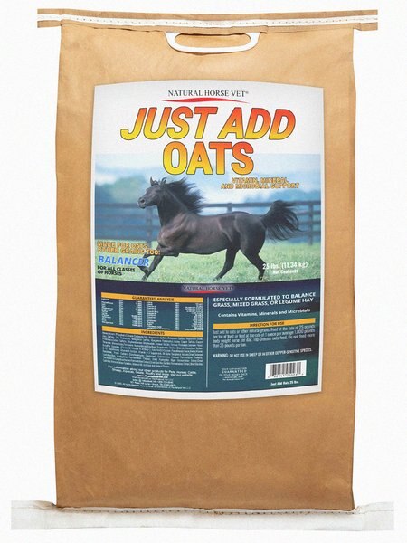 Natural Horse Vet Just Add Oats Vitamin Mineral and Microbial Supplement