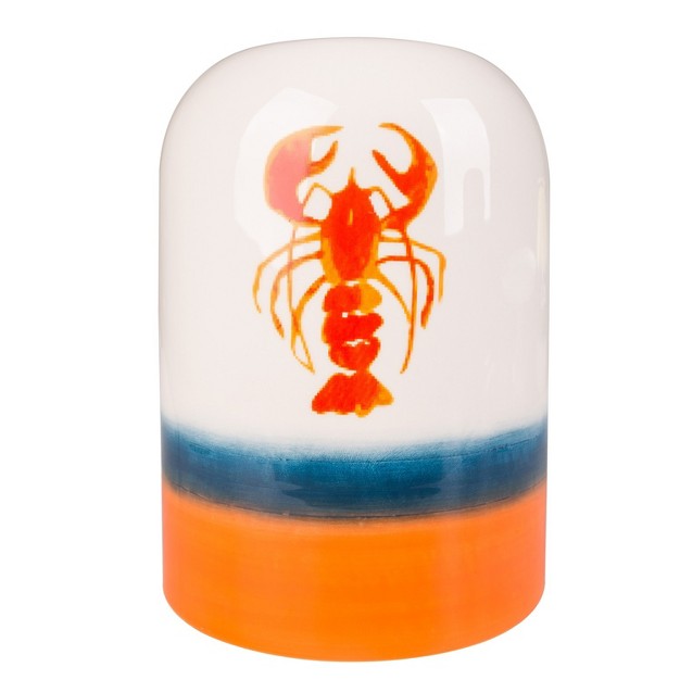 Beachcombers Ceramic Lobster Buoy Vase