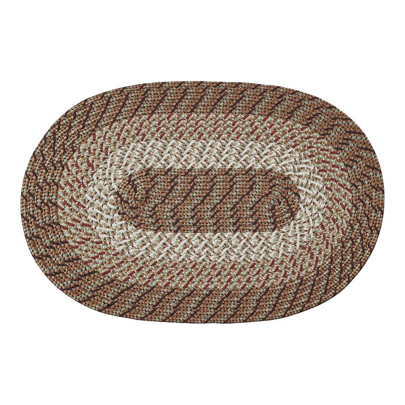 Better Trends Country Braid Striped Rug