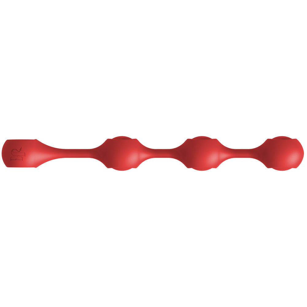 Kink Weighted Silicone Anal Balls in Red