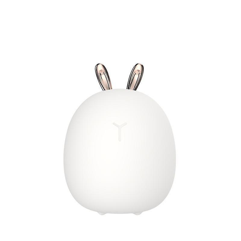 Table Lamps Lamp Cute Silicone Light Touch Pat Charging Night Light Children Cartoon Deer Rabbit Bed