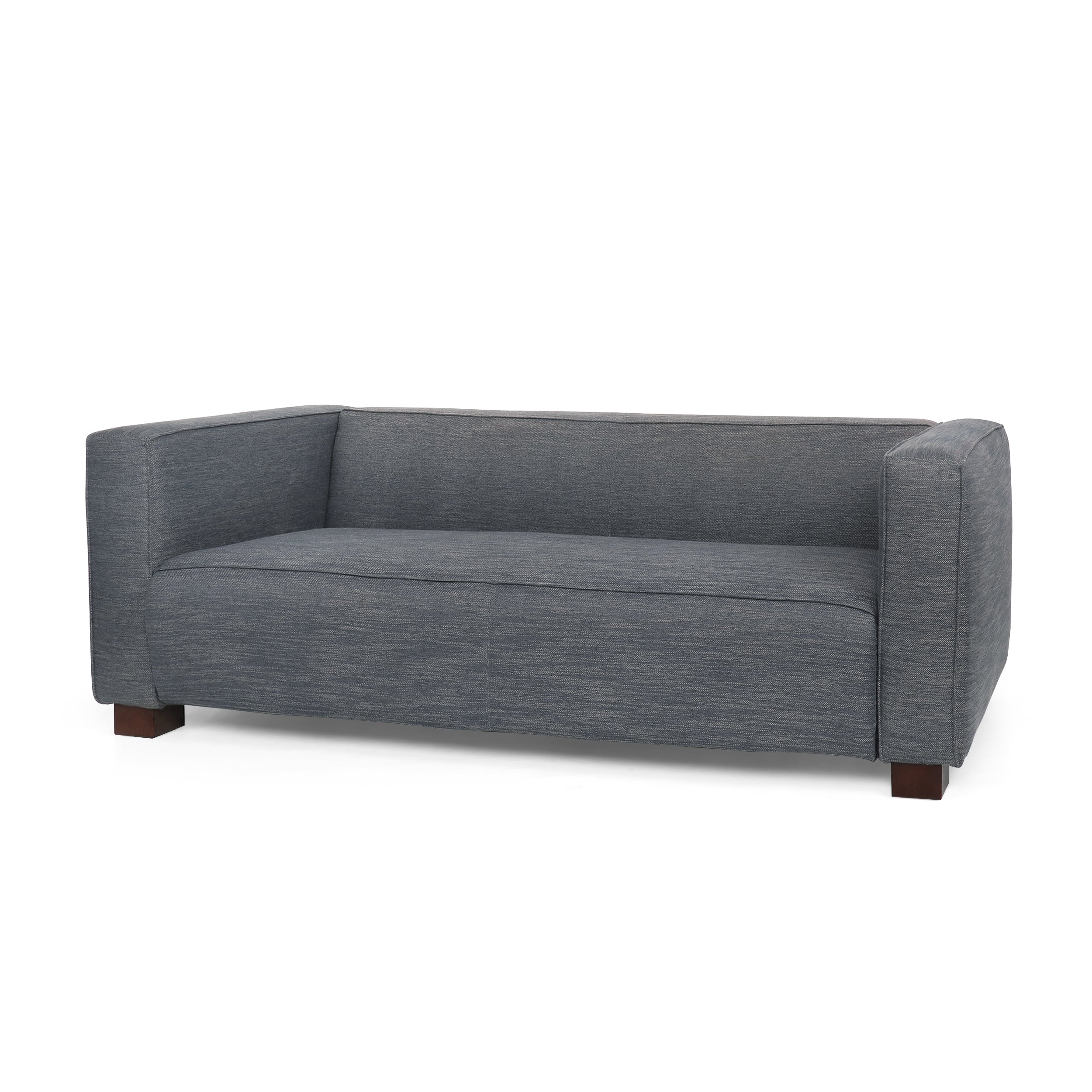 Pamsha Contemporary Fabric Upholstered Loveseat