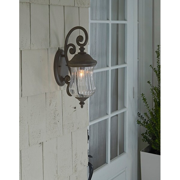 Bellagio 1-light Black Coral Outdoor Wall Lantern Shopping - The Best Deals on Outdoor Wall Lanterns | 24178046