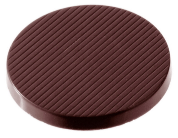 Chocolate World CW2054 Chocolate mould caraque rou...