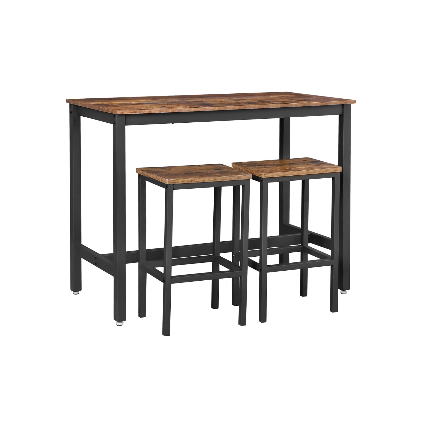 VASAGLE Bar Table with 2 Bar Stools