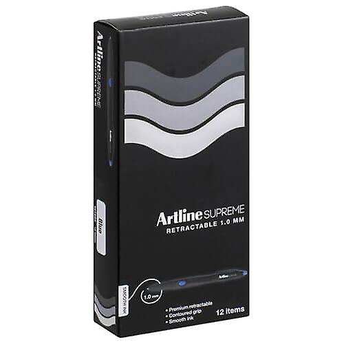 Artline Supreme Retractable Pen 1.0mm (Box of 12)