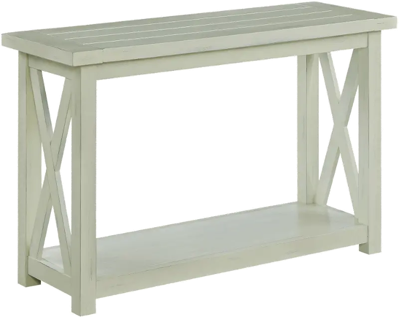 Seaside Lodge Off-White Console Table