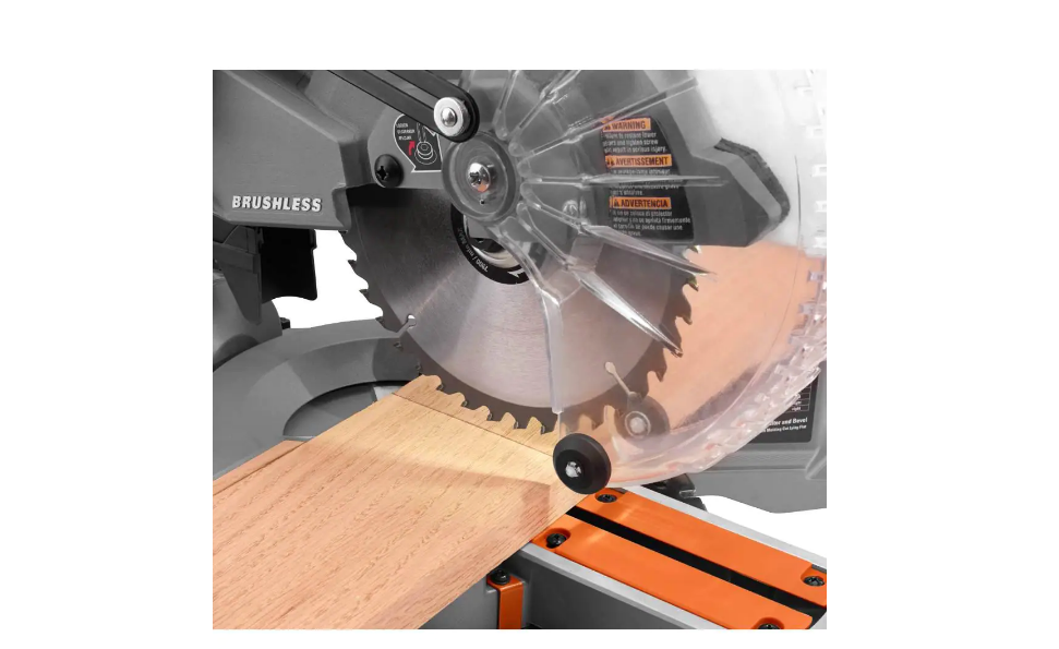 RIDGID R48607B 18V Brushless 7-1/4 in. Dual Bevel Sliding Miter Saw (Tool Only)