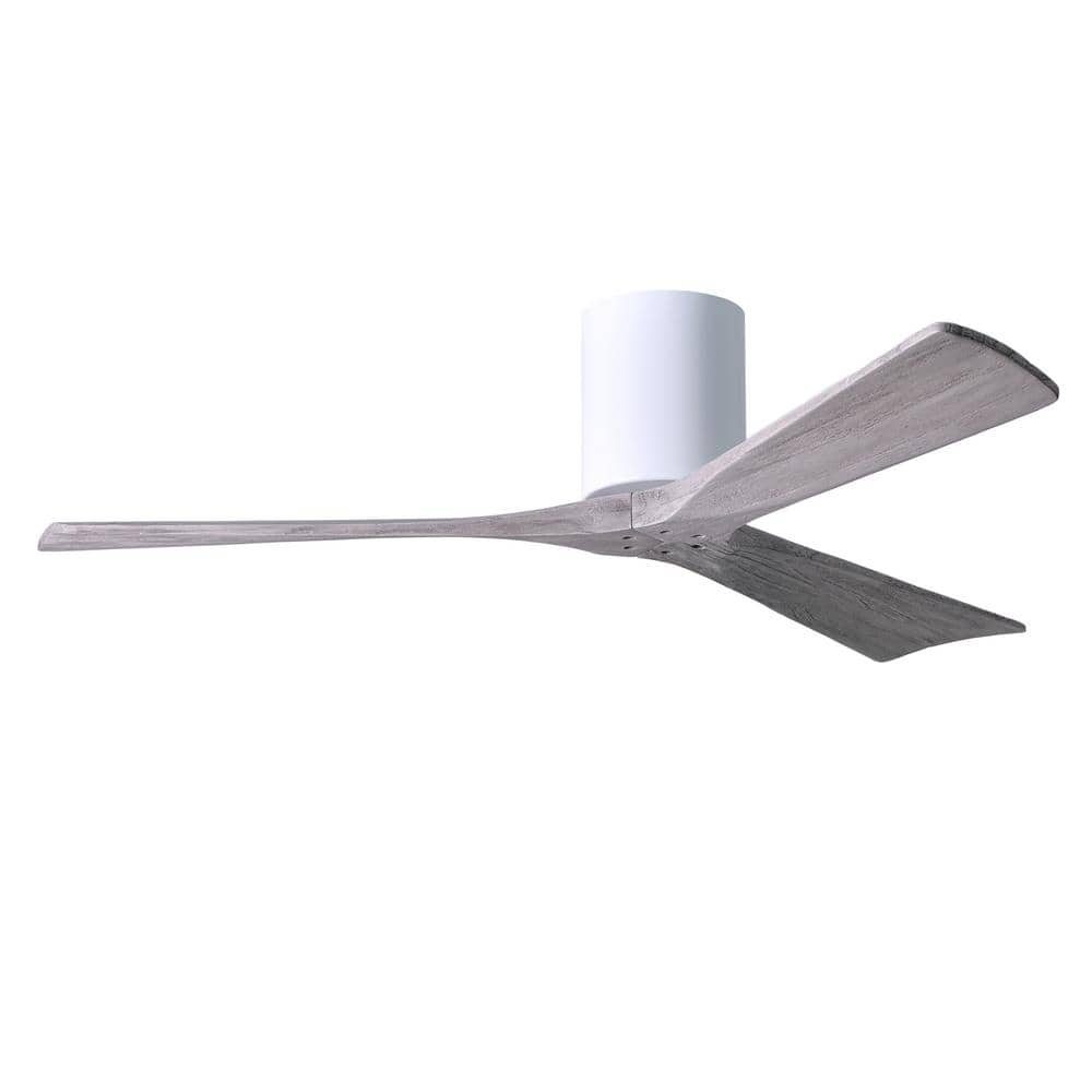 Atlas Irene 52 in IndoorOutdoor Gloss White Ceiling Fan with Remote Control and Wall Control