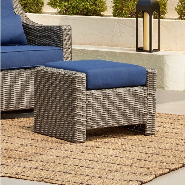 Murphy Outdoor Wicker Patio Furniture Swivel Glider Chair