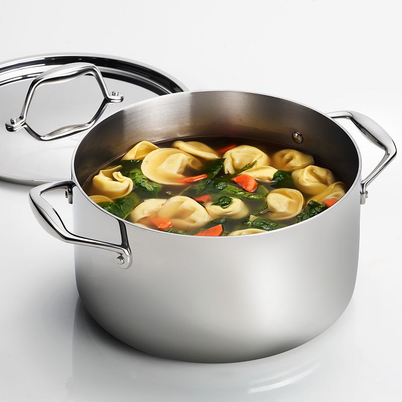 Tramontina Gourmet Tri-Ply Clad Stainless Steel 6-qt. Saucepot