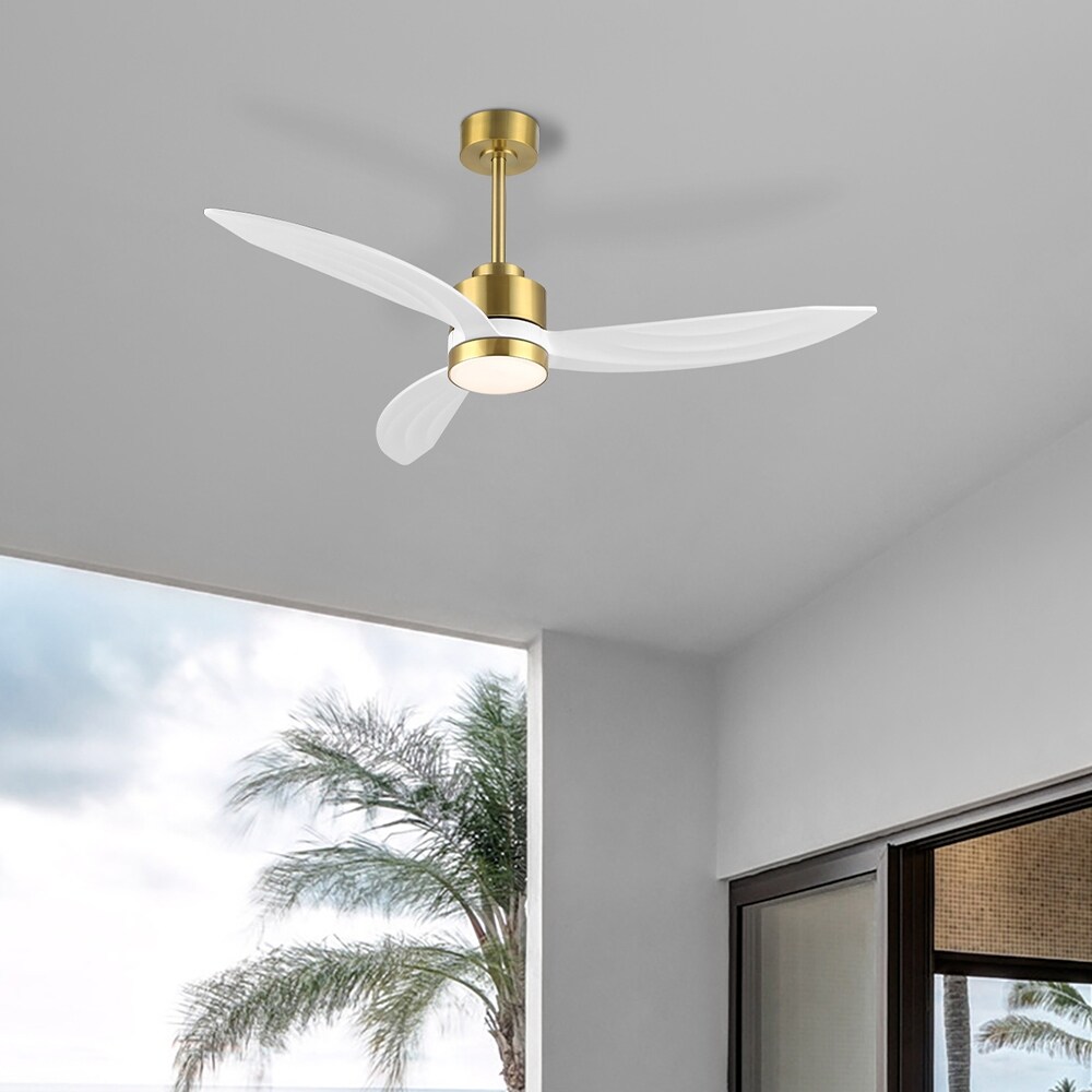 WINGBO 52-inch 3-Blades Indoor Celiing Fan with LED Light and Remote - N/A Shopping - The Best Deals on Ceiling Fans | 41137479