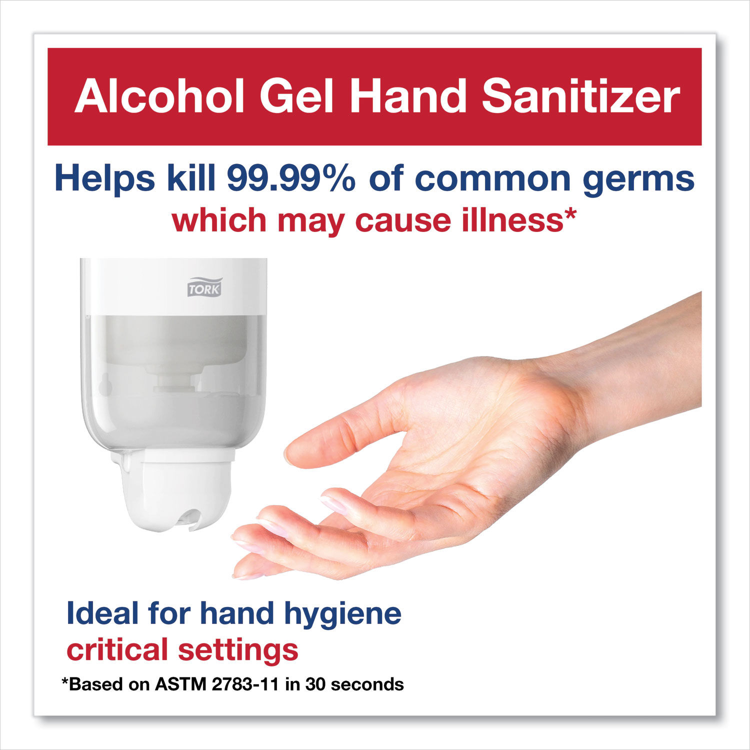 Premium Alcohol Gel Hand Sanitizer by Torkandreg; TRK400016