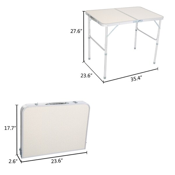 Outdoor Aluminum Picnic Party Camp Folding Dining Table