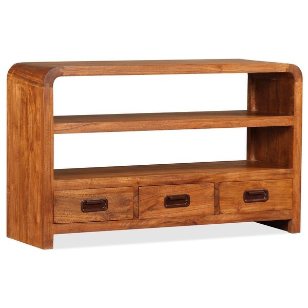 vidaXL TV Cabinet Solid Wood Acacia 35.4