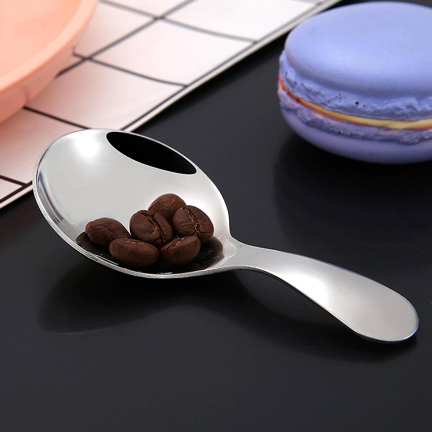 10 Pcs Stainless Steel Short Handle Spoons Mini Salt Spoons Condiments Spoon Dessert Spoon Tea Coff