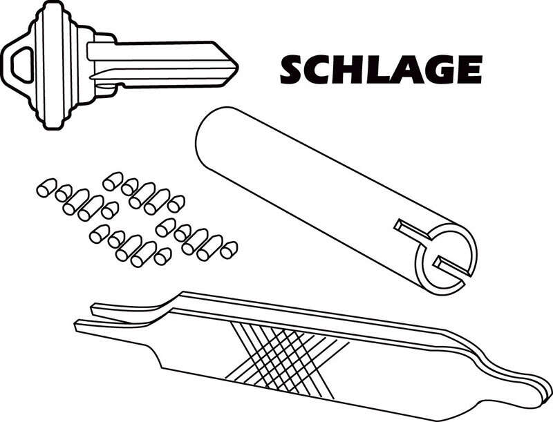 Prime-Line No. 5 Metal Re-Keying Kit 1 pk