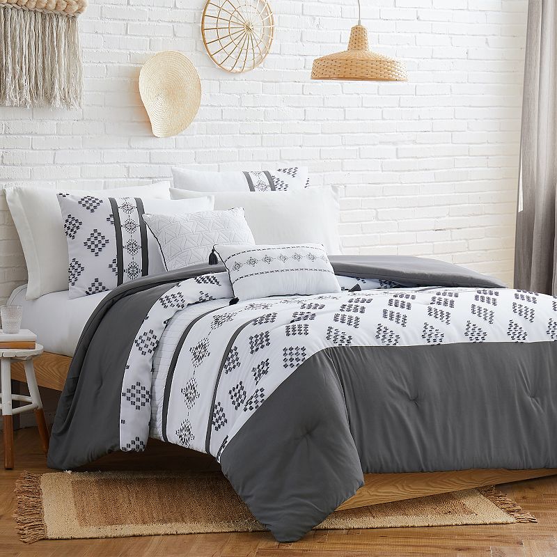 Modern Threads 5-piece Highland Embroidered Comforter Set