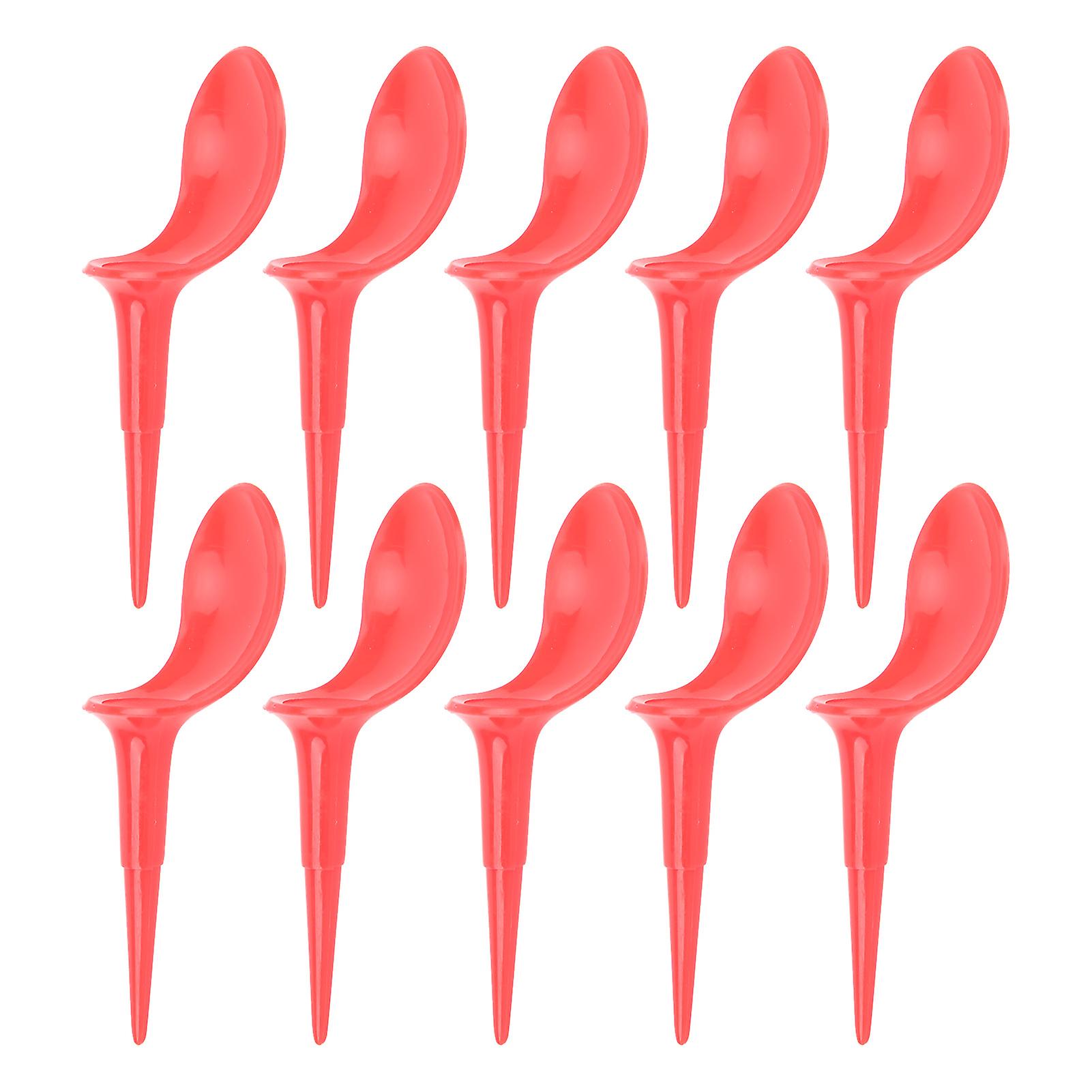 10pcs Golf Tee Curved Golf Nail Chair Shaped Nail Lightweight Studs Tee Ball Golf Accessoryred