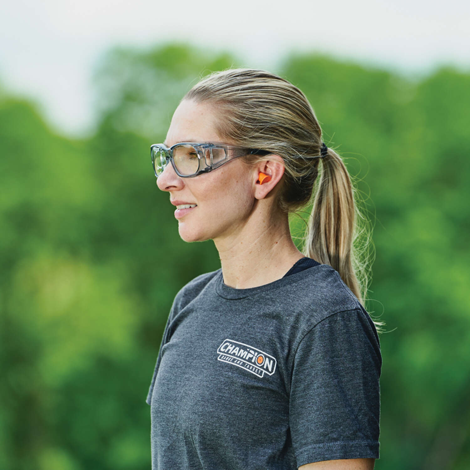 Champion Black/Clear Plastic Eye Protection 2.25 in.