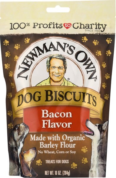 Newman's Own Dog Biscuits Bacon Flavor Dog Treats