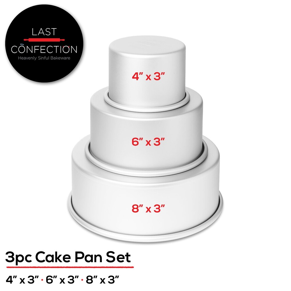 Round Aluminum Cake Pan Sets   Last Confection