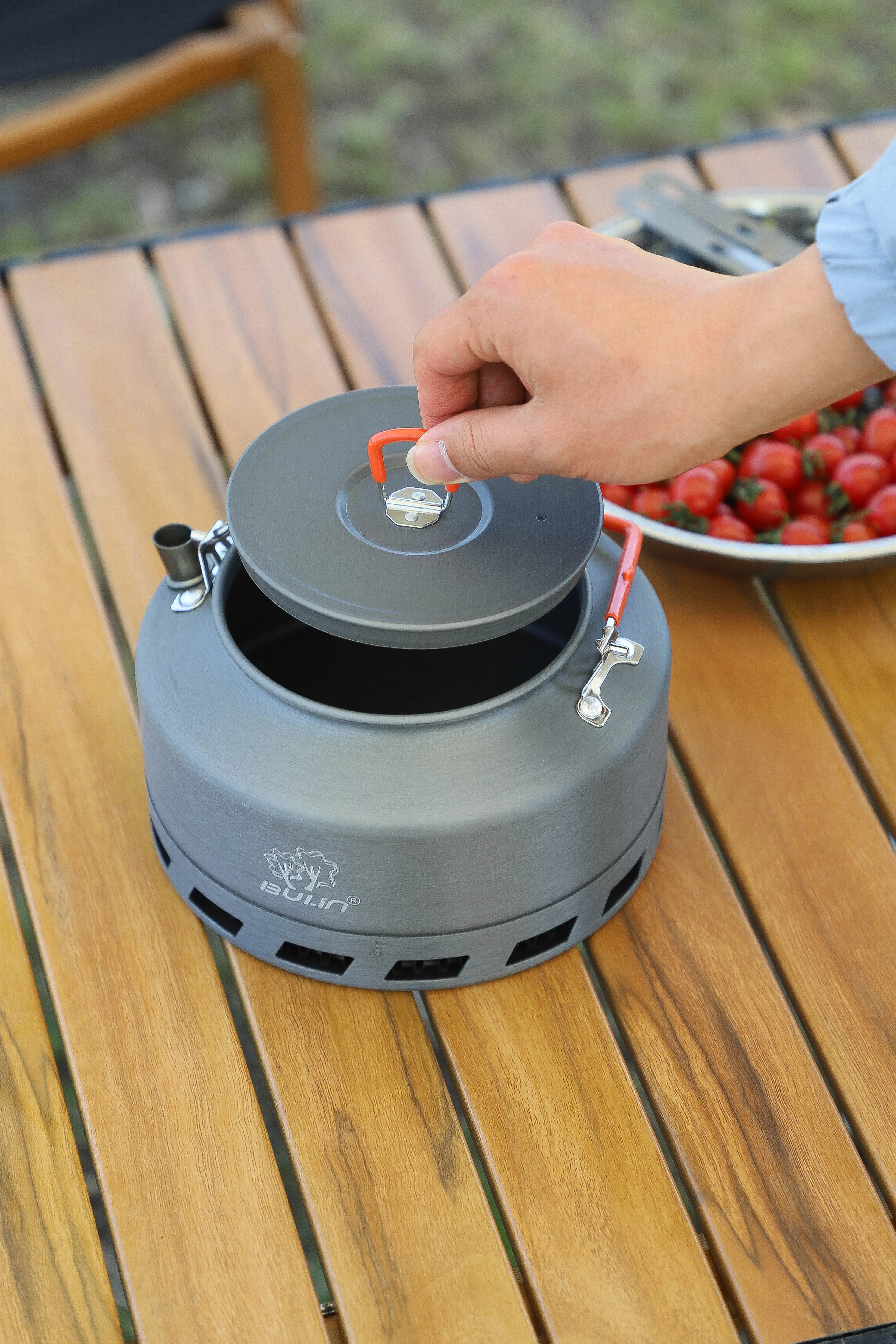 BULIN BL200 L2 1.6L Factory Price Portable Outdoor Teapot Aluminium oy Cooking Camping Tea Kettle