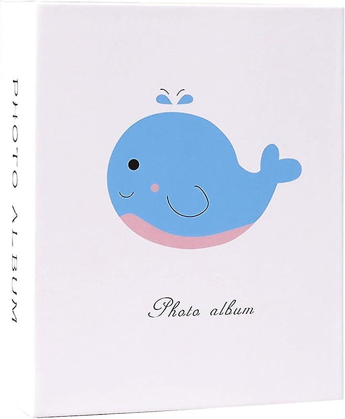 Photo Album Small Kids Photo Album，100 Photos，colorful And Lovely Look，whale