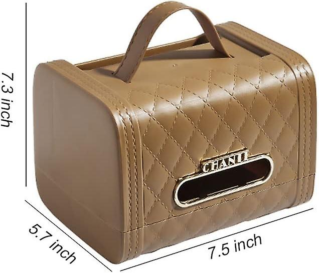 Cute Handbag Multi Functional Square Tissue Box Cell Phone Holder For Toilet Paper Napkin Box Desktop Decoration For Room Bathroom Kitchen Dining